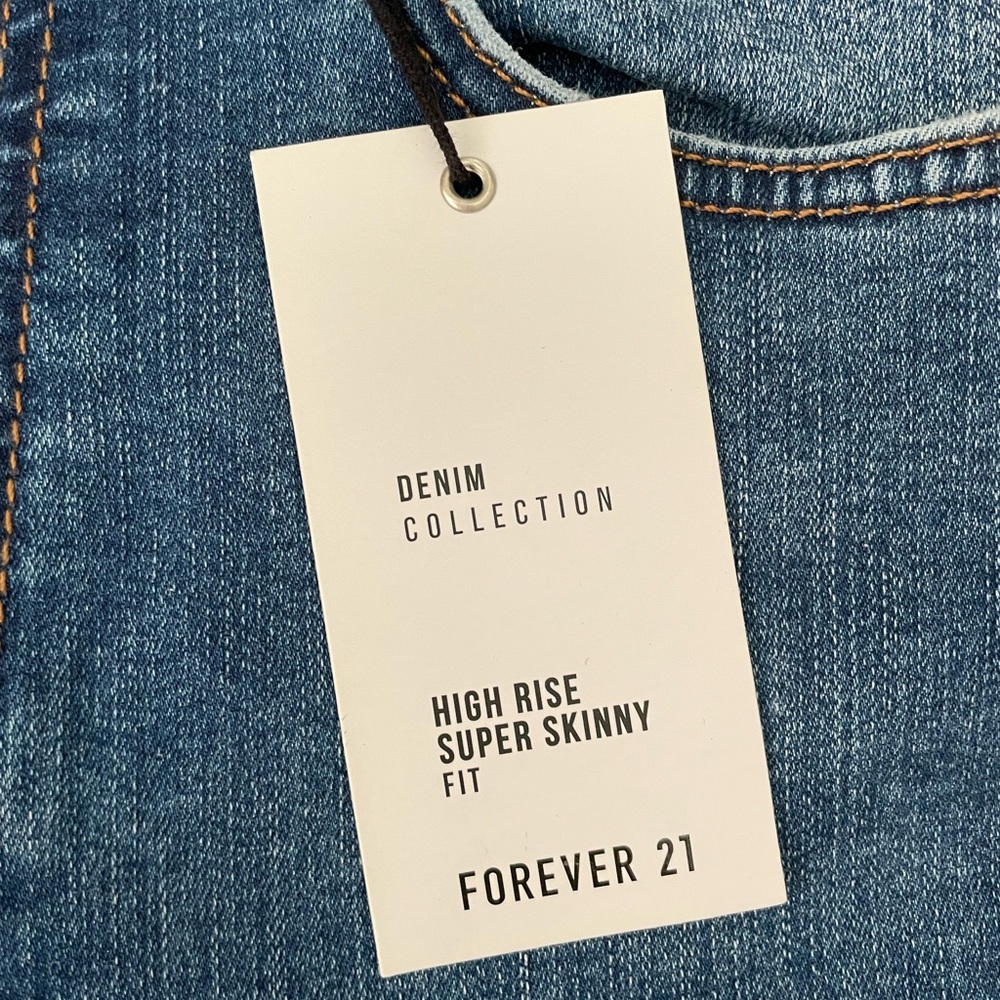 High rise skinny jeans forever 21 NWT - Picture 5 of 5